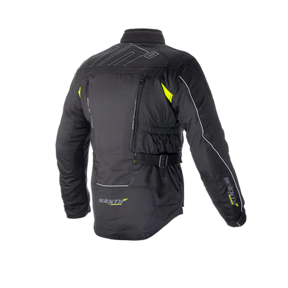 Chaqueta Seventy SD-JT41 Negro/Amarillo Fluor