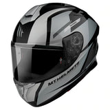Casco MT Helmets Targo Pro Sound A2 Gris Brillo