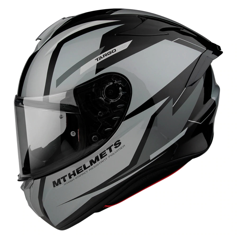Casco MT Helmets Targo Pro Sound A2 Gris Brillo