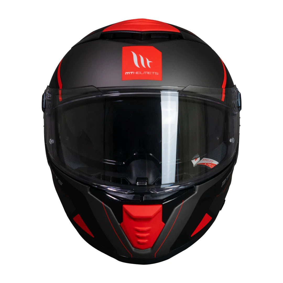 Casco MT Helmets Thunder 4 SV Jerk B5 Rojo Mate + Pinlock Incluido