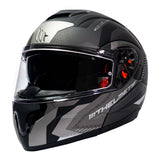 Casco De Moto MT Helmets - ATOM SV Híbrido E2 Gris Mate + Antiempañante Fogoff