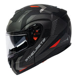 Casco De Moto MT Helmets - ATOM SV Híbrido F5 Rojo Mate + Antiempañante Fogoff