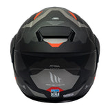 Casco De Moto MT Helmets - ATOM SV Híbrido F5 Rojo Mate + Antiempañante Fogoff