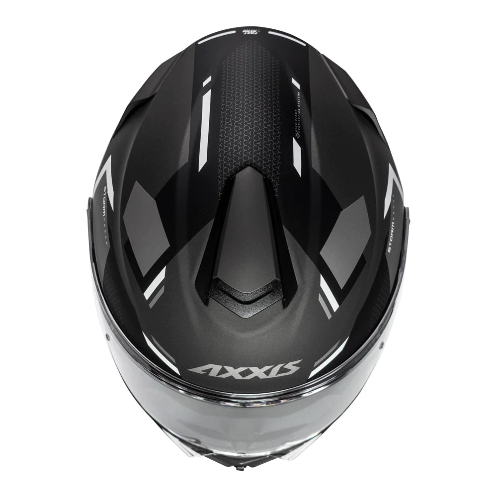 Casco Abatible Axxis Storm Drone D0 Blanco