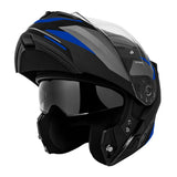 Casco Abatible Axxis Storm Drone D7 Azul