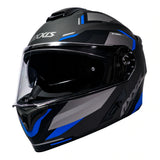 Casco Abatible Axxis Storm Drone D7 Azul