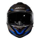 Casco Abatible Axxis Storm Drone D7 Azul