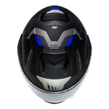 Casco MT Helmets Atom sv Híbrido F7 Azul Mate + Antiempañante Fogoff