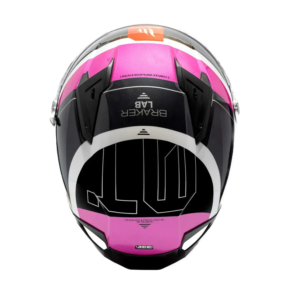 Casco MT Helmets Braker SV A8 Lab Rosa Brillo