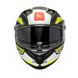Casco MT Helmets Braker SV B3 Pursuit Amarillo Fluor