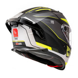 Casco MT Helmets Braker SV B3 Pursuit Amarillo Fluor