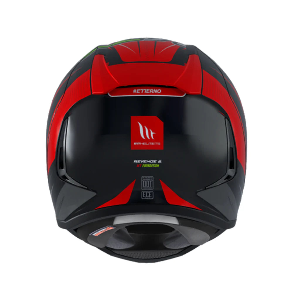 Casco De Moto MT Helmets Revenge 2 MTFOUNDATION C1 red