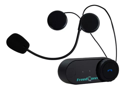 MANOS LIBRES BLUETOOTH FREEDCONN T-COM VB PARA CASCO MOTO CON INTERCOMUNICADOR Y RADIO FM