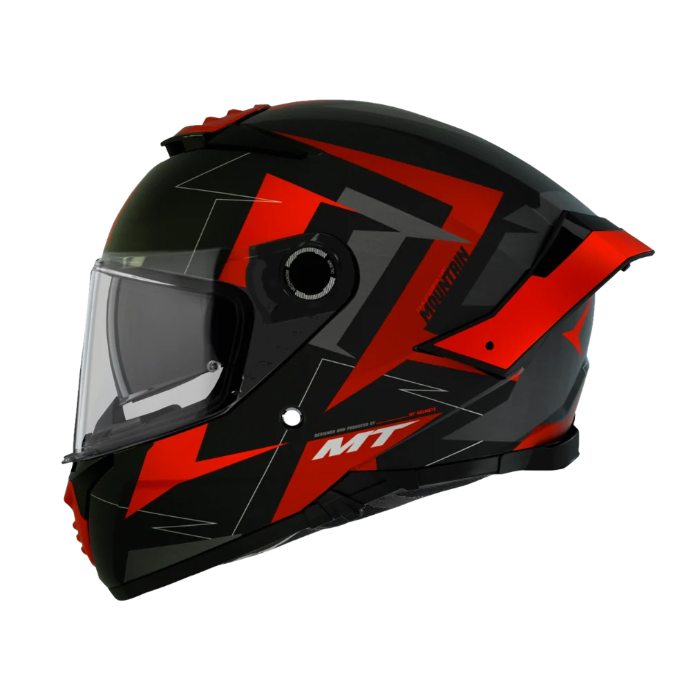 Casco MT Helmets Thunder 4 SV Jerk B5 Rojo Mate + Pinlock Incluido