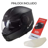 Casco ABATIBLE LS2 FF902 SCOPE SKID NEGRO AMARILLO