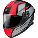 Casco MT Helmets Targo Pro Sound A5 Rojo Brillo