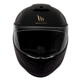 Casco De Moto MT Helmets Hummer Solid A1 Negro Mate + Pantalla Dark