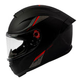 Casco De Moto MT Helmets Hummer Solid A1 Negro Mate + Pantalla Dark