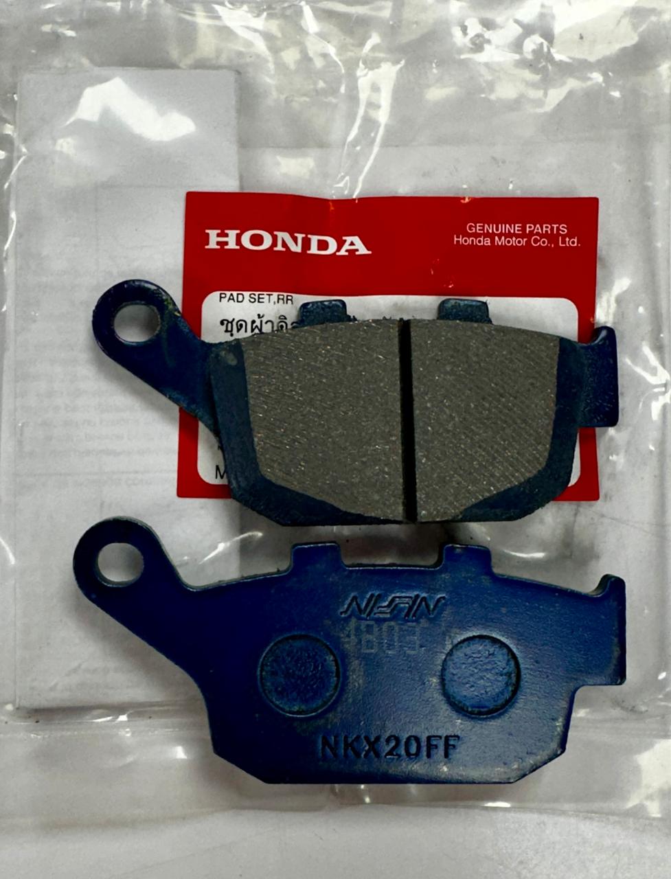 (CB500 F, X / CBR500R / NC750X ) Pastilla de freno trasera