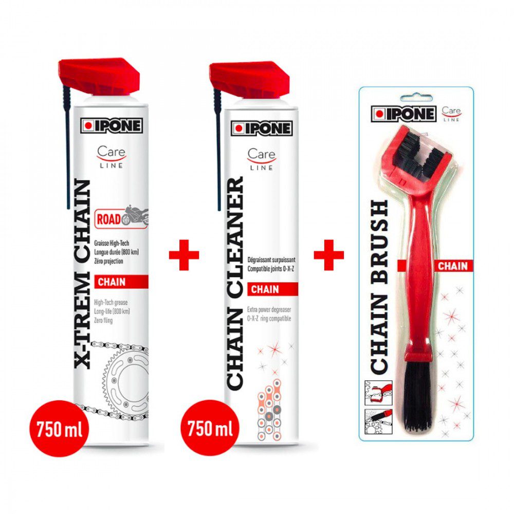 PACK LUBRICANTE CADENA ROAD IPONE