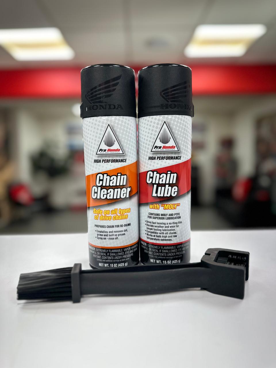 Kit Lubricante y limpiador de cadena Honda