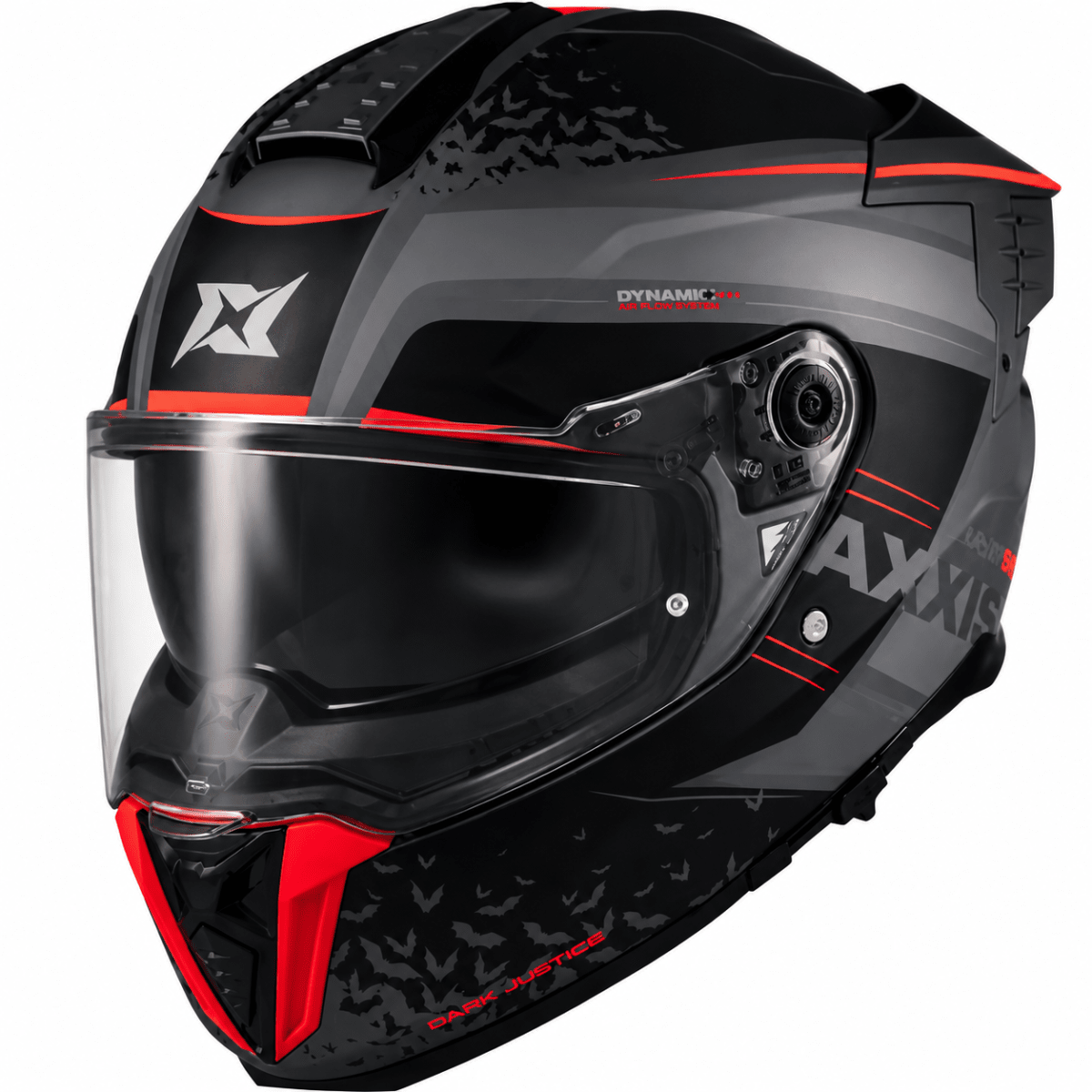 CASCO AXXIS FF122SV HAWK EVO SV DARK JUSTICE C5 MATE