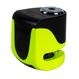 Candado Disco Moto Kovix Con Alarma Ks6 Verde Fluor