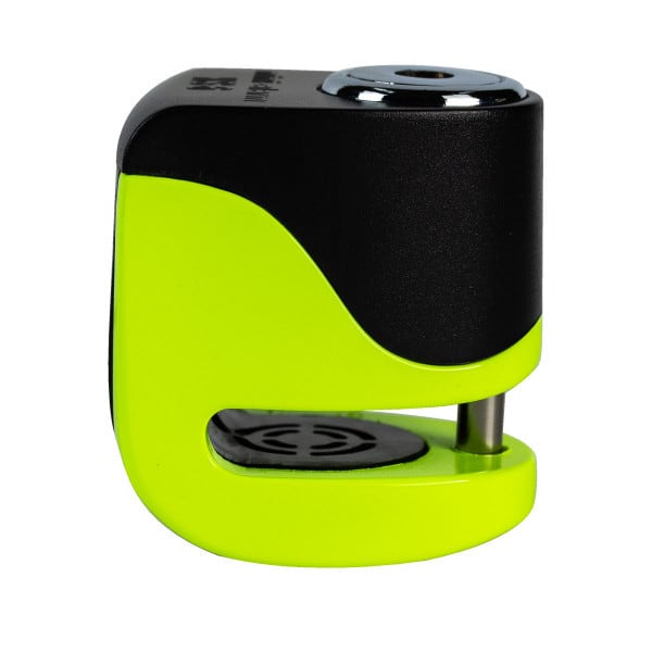 Candado Disco Moto Kovix Con Alarma Ks6 Verde Fluor