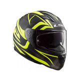 Casco INTEGRAL LS2 FF320 STREAM EVO JINK NEGRO AMARILO MATTE