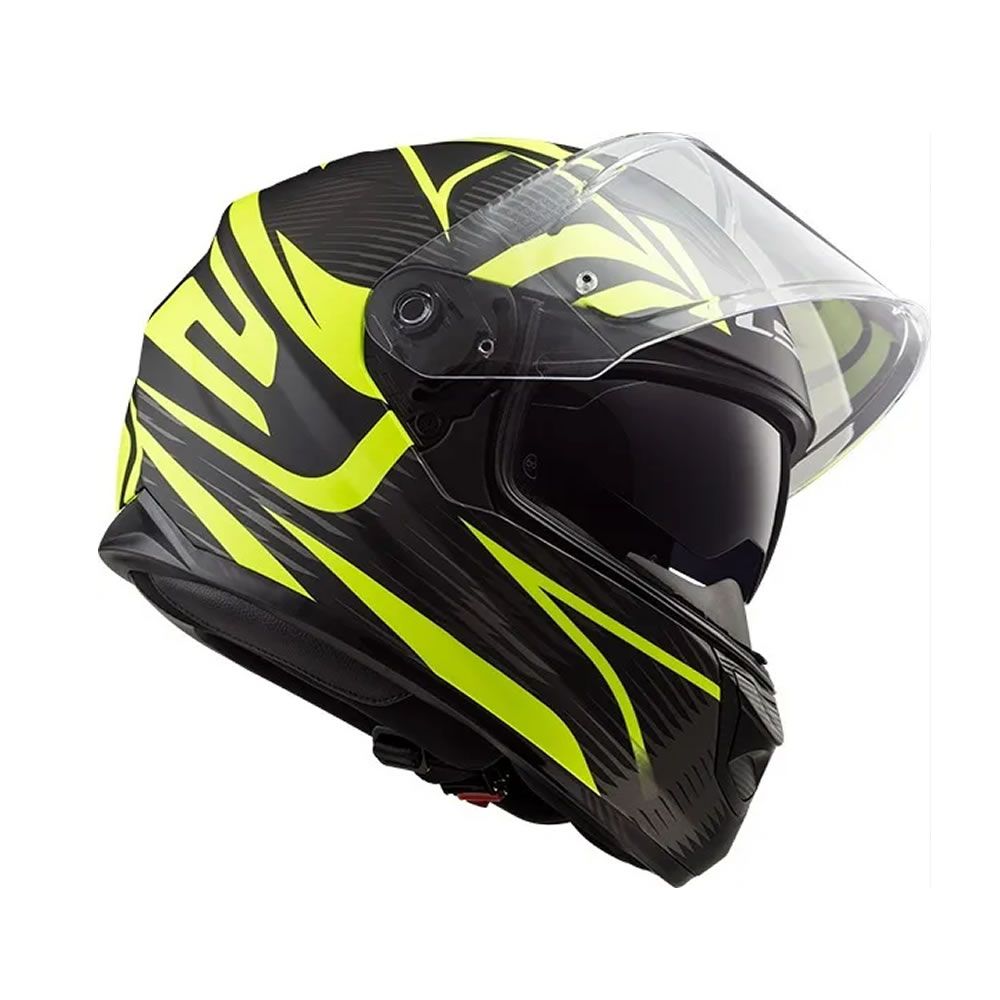 Casco INTEGRAL LS2 FF320 STREAM EVO JINK NEGRO AMARILO MATTE