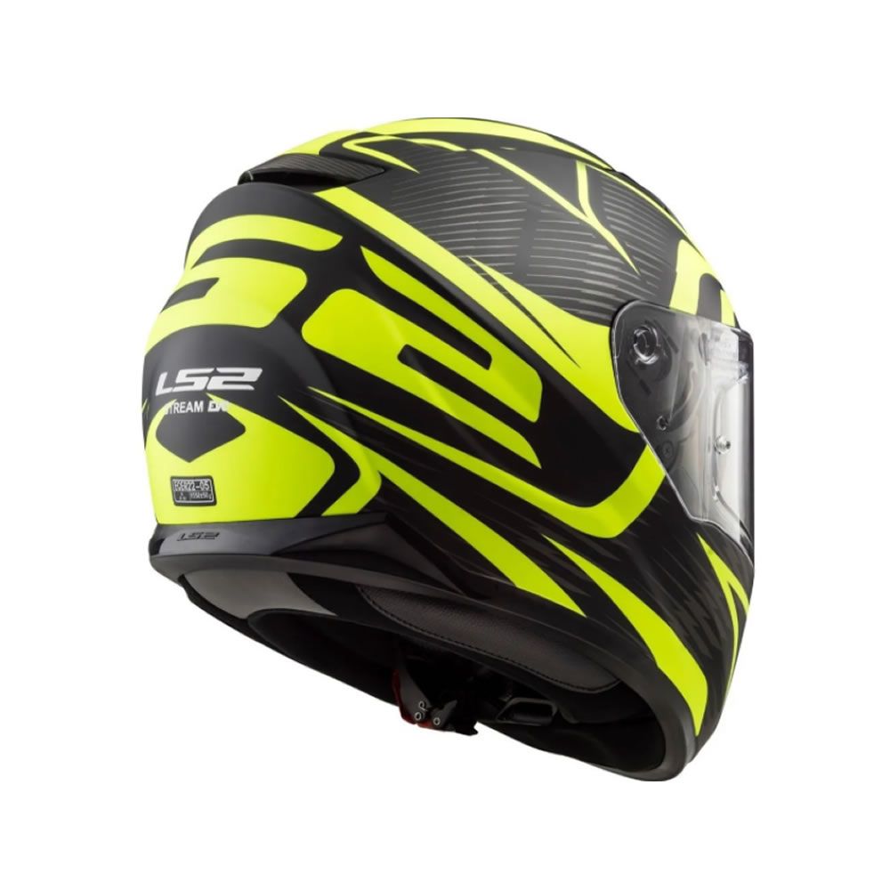 Casco INTEGRAL LS2 FF320 STREAM EVO JINK NEGRO AMARILO MATTE