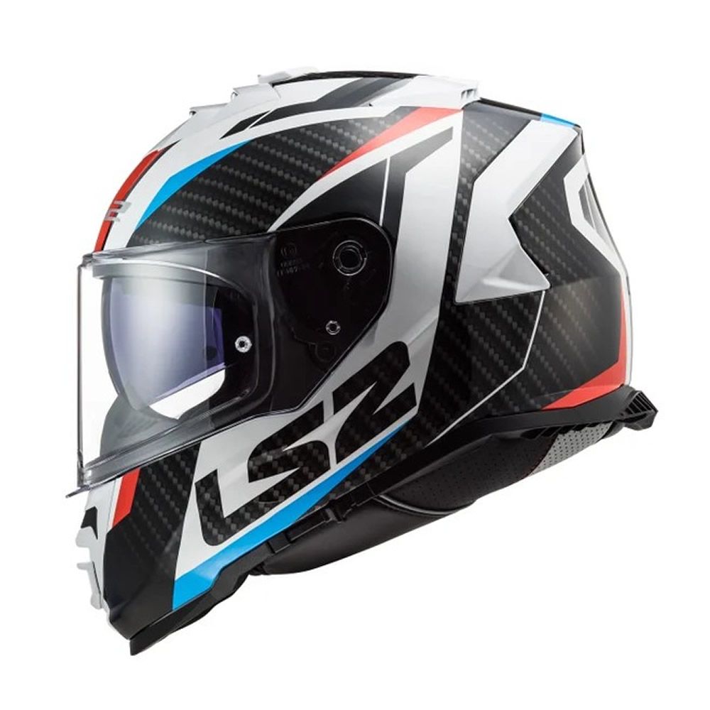 CASCO INTEGRAL LS2 FF800 STORM RACER AZUL ROJO