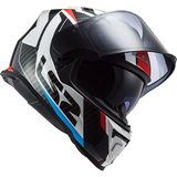 CASCO INTEGRAL LS2 FF800 STORM RACER AZUL ROJO