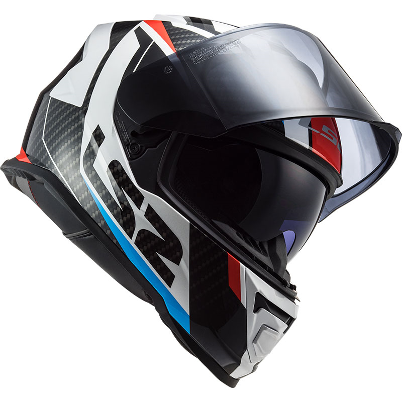 CASCO INTEGRAL LS2 FF800 STORM RACER AZUL ROJO