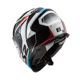 CASCO INTEGRAL LS2 FF800 STORM RACER AZUL ROJO