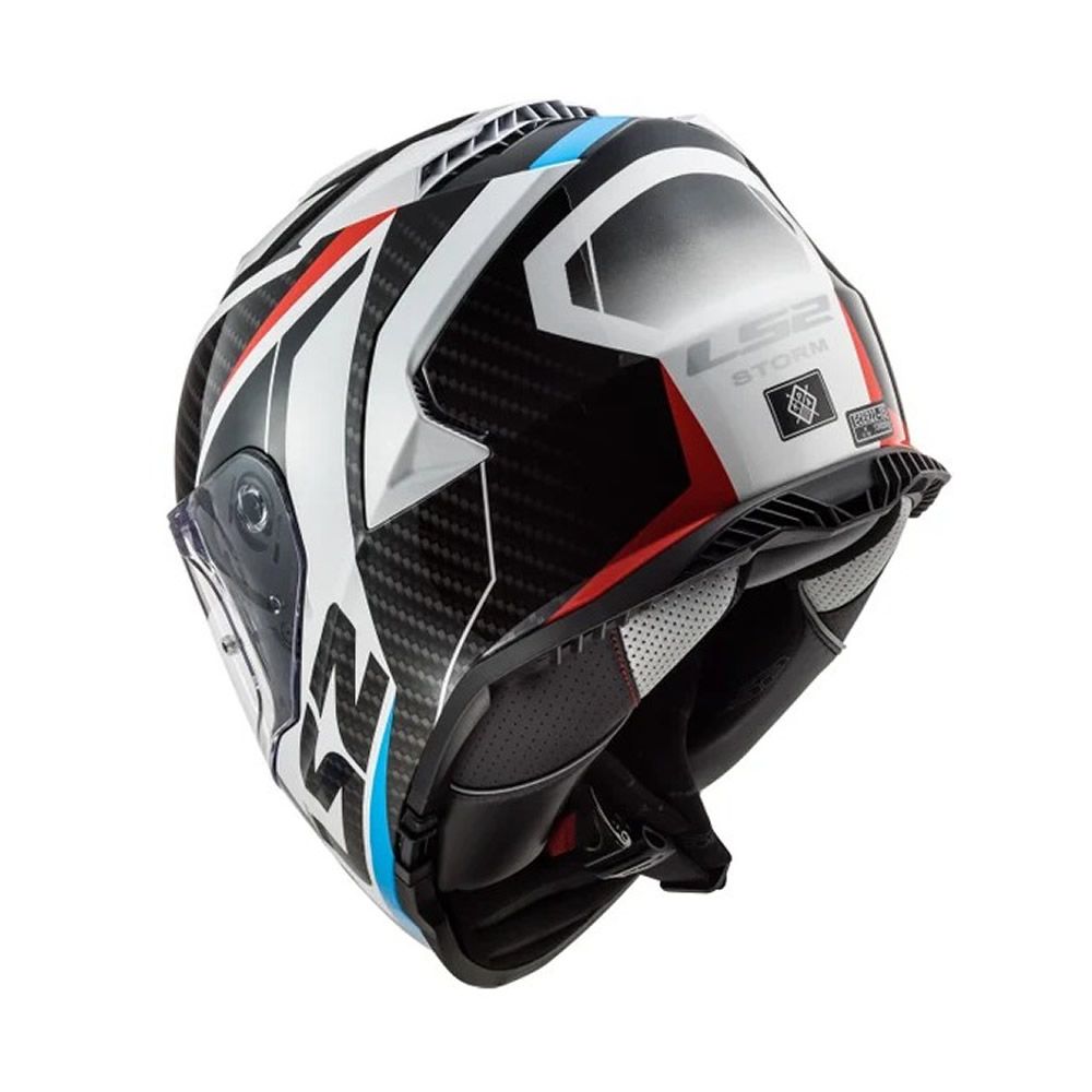 CASCO INTEGRAL LS2 FF800 STORM RACER AZUL ROJO