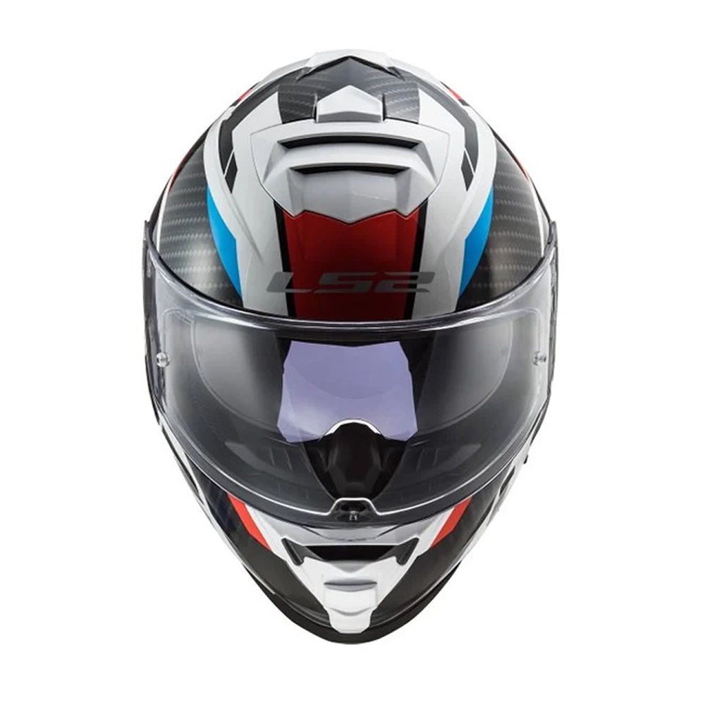CASCO INTEGRAL LS2 FF800 STORM RACER AZUL ROJO