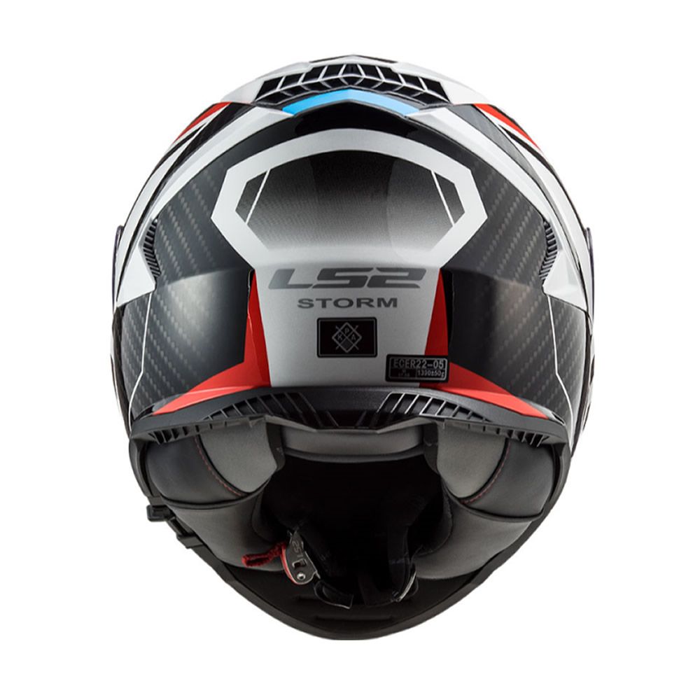 CASCO INTEGRAL LS2 FF800 STORM RACER AZUL ROJO