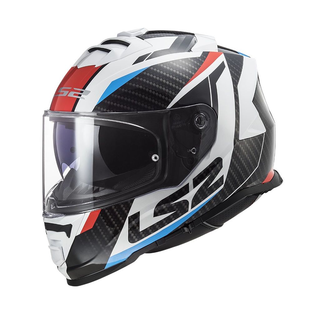 CASCO INTEGRAL LS2 FF800 STORM RACER AZUL ROJO