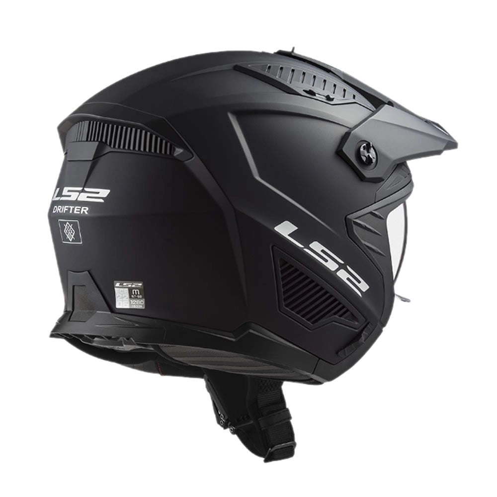 CASCO ABIERTO LS2 OF606 DRIFTER NEGRO MATTE