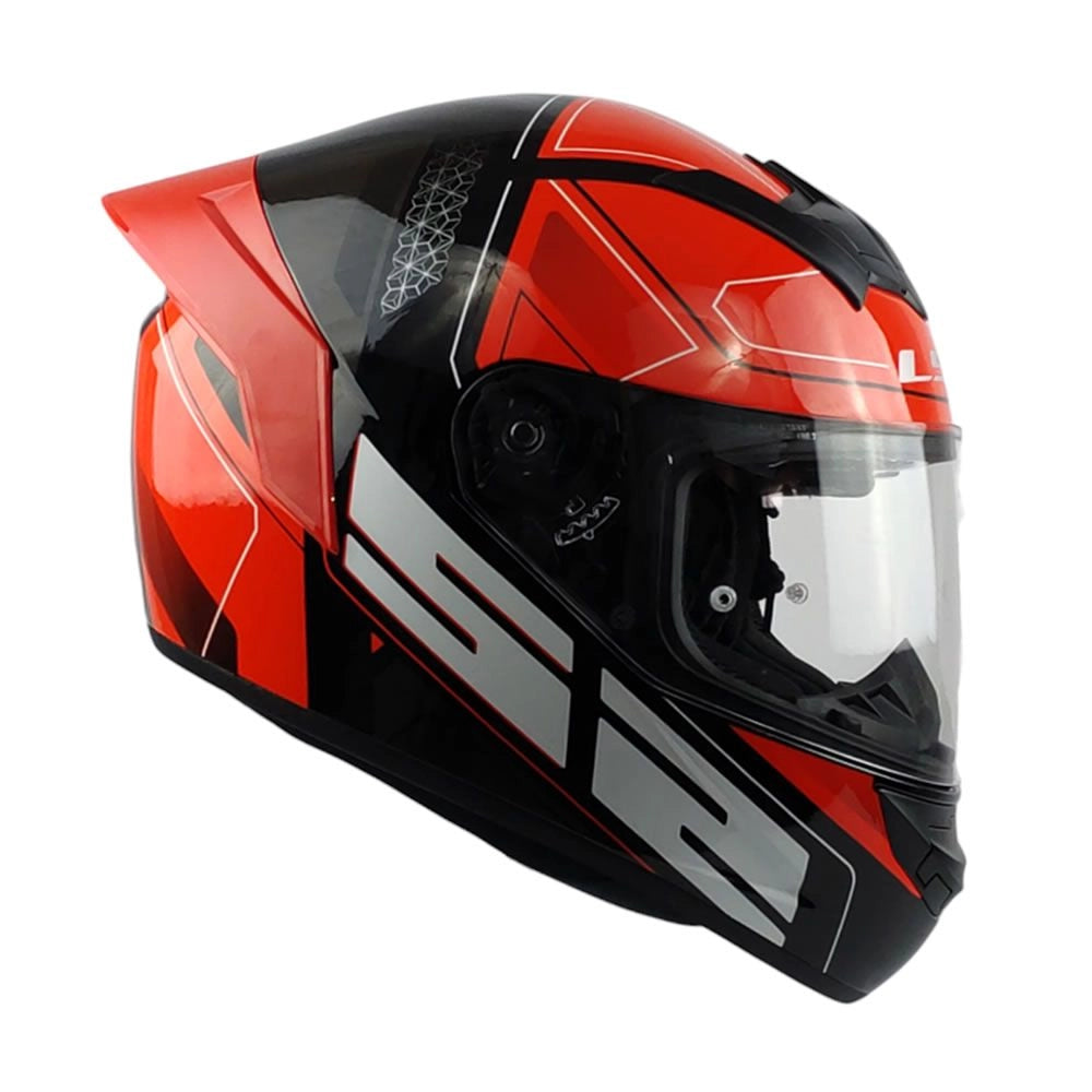 CASCO LS2 FF352 EVO ULTRA ROJO SPOILER ROJO