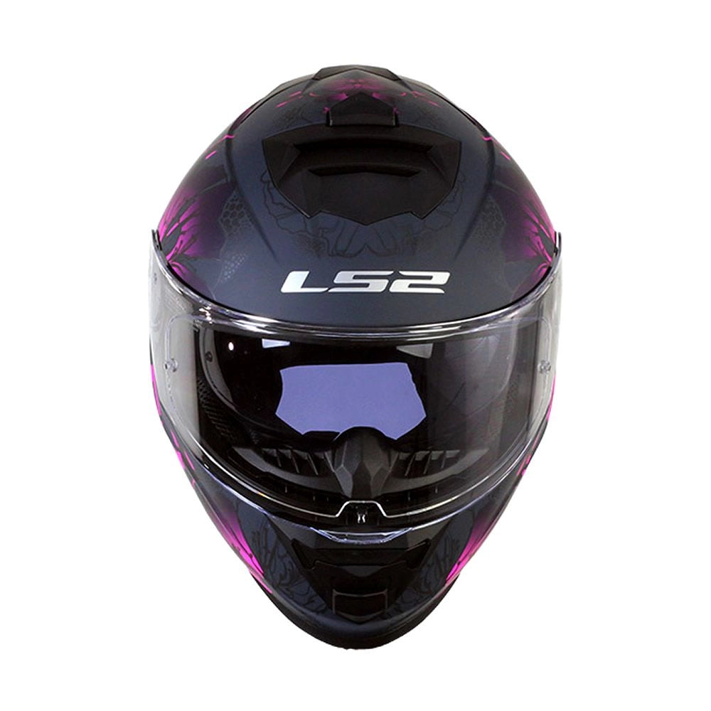 CASCO INTEGRAL LS2 FF800 STORM II BURST NEGRO ROSA MATTE