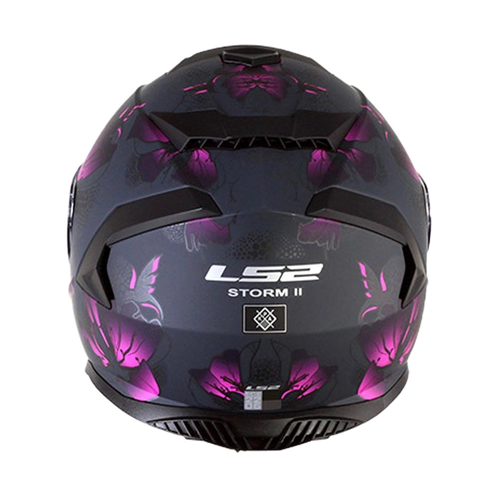 CASCO INTEGRAL LS2 FF800 STORM II BURST NEGRO ROSA MATTE