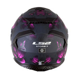 CASCO INTEGRAL LS2 FF800 STORM II BURST NEGRO ROSA MATTE