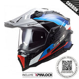 CASCO LS2 MX701 EXPLORER CARBON FRONTIER NEGRO AZUL