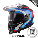 CASCO LS2 MX701 EXPLORER C FRONTIER II BLANCO AZUL