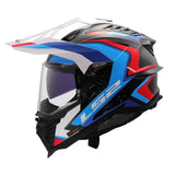 CASCO LS2 MX701 EXPLORER C FRONTIER II BLANCO AZUL