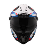 CASCO LS2 MX701 EXPLORER C FRONTIER II BLANCO AZUL