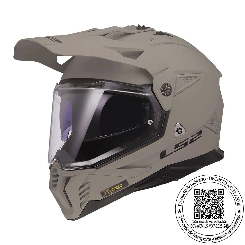 CASCO LS2 MX702 PIONEER II OLIVA MATE