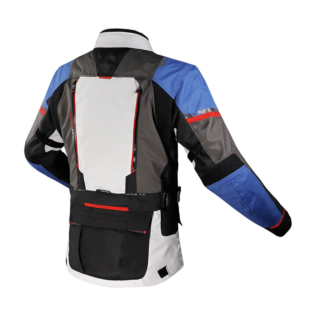 CHAQUETA LS2 NORWAY AZUL NEGRA GRIS ROJA